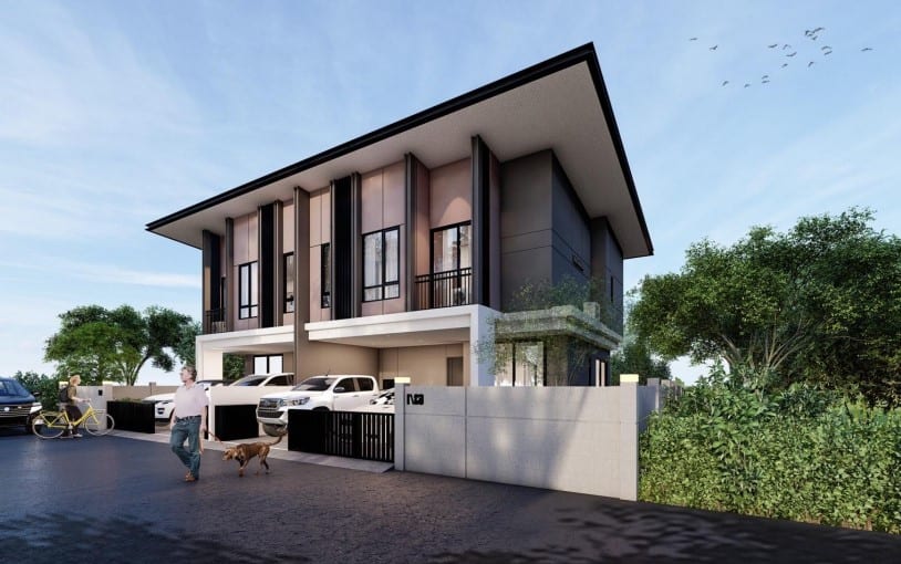 บ้านแฝด (สหกรณ์ใกล้ชิด) ในโครงการ 15 (ลำลูกกา)